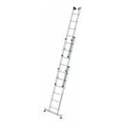MUNK Aluminium-Mehrzweckleiter dreiteilig mit nivello ® -Traverse-2