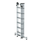 MUNK Aluminium-Mehrzweckleiter dreiteilig mit nivello ® -Traverse-4