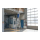 MUNK Günzburger Steigtechnik Aluminium-Mehrzweckleiter 3-teilig nivello®-Traverse 3 x 6 Sprossen