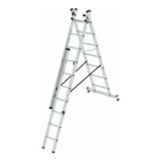 MUNK Aluminium-Mehrzweckleiter dreiteilig mit nivello ® -Traverse-5