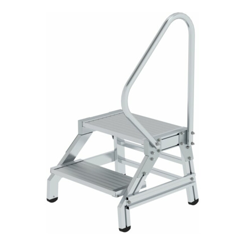 MUNK Aluminium-Montagetritt starr mit Handlauf