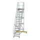MUNK Aluminium-Plattformtreppe fahrbar 60° 16 Stufen-1
