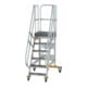 MUNK Günzburger Steigtechnik Aluminium-Plattformtreppe fahrbar 60° 6 Stufen-1