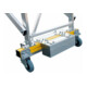 MUNK Aluminium-Podestleiter fahrbar klappbar schmaler Quertraverse 8 Stufen-4