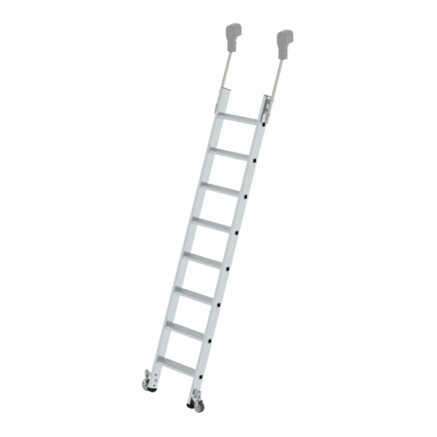 MUNK Aluminium-Regalleiter fahrbar