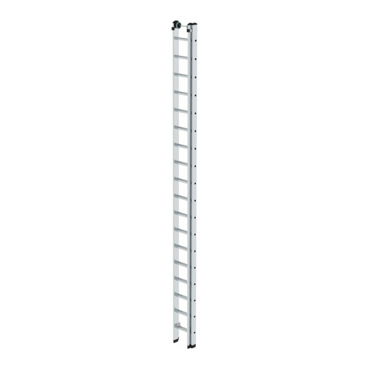 MUNK Günzburger Steigtechnik Aluminium-Schiebeleiter 2-teilig 2 x 18 Sprossen