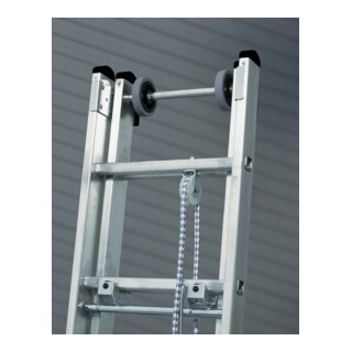 MUNK Aluminium-Seilzugleiter dreiteilig