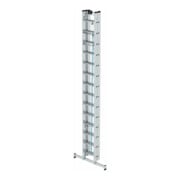 MUNK Günzburger Steigtechnik Aluminium-Seilzugleiter 3-teilig nivello®-Traverse 3 x 14 Sprossen-2
