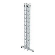 MUNK Günzburger Steigtechnik Aluminium-Stehleiter 4-teilig nivello®-Traverse 4 x 12 Sprossen-2