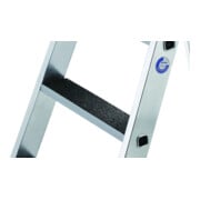 MUNK Aluminium-Stufenstehleiter beidseitig begehbar mit clip-step R13-2