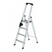 MUNK Aluminium-Stufenstehleiter einseitig begehbar-1