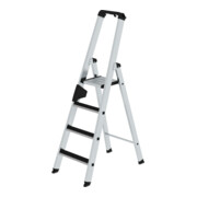 MUNK Aluminium-Stufenstehleiter einseitig begehbar mit clip-step-1
