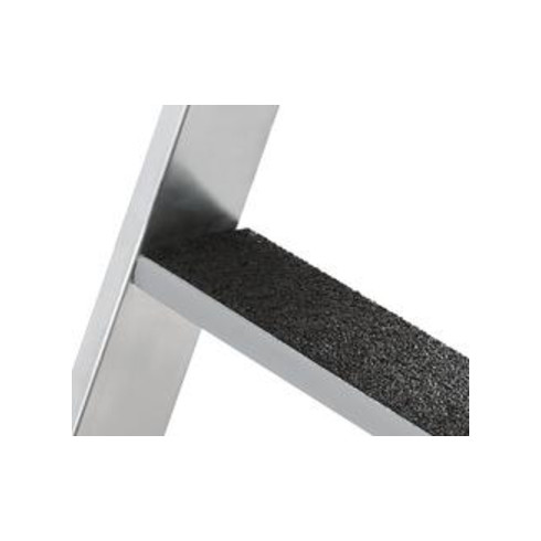 MUNK Günzburger Steigtechnik Aluminium-Stufenstehleiter ML einseitig begehbar