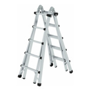 MUNK Aluminium-Teleskopleiter 4-teilig 4 x 5 Sprossen