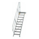 MUNK Aluminium-Treppe Plattform 45° 10 Stufen-1