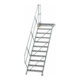 MUNK Aluminium-Treppe Plattform 45° 11 Stufen-1