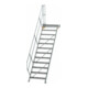 MUNK Aluminium-Treppe Plattform 45° 12 Stufen-1