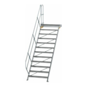 MUNK Aluminium-Treppe Plattform 45° 12 Stufen