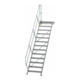 MUNK Aluminium-Treppe Plattform 45° 13 Stufen-1