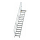 MUNK Aluminium-Treppe Plattform 45° 14 Stufen-1