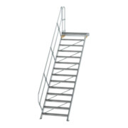 MUNK Aluminium-Treppe Plattform 45° 14 Stufen