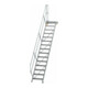 MUNK Aluminium-Treppe Plattform 45° 15 Stufen-1
