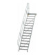 MUNK Aluminium-Treppe Plattform 45° 15 Stufen-1