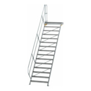 MUNK Aluminium-Treppe Plattform 45° 15 Stufen