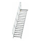 MUNK Aluminium-Treppe Plattform 45° 16 Stufen-1