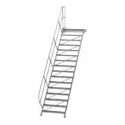 MUNK Aluminium-Treppe Plattform 45° 16 Stufen