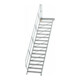 MUNK Aluminium-Treppe Plattform 45° 17 Stufen-1