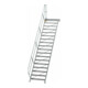 MUNK Aluminium-Treppe Plattform 45° 18 Stufen-1