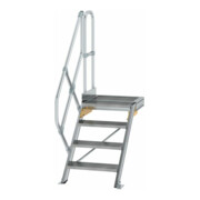 MUNK Günzburger Steigtechnik Aluminium-Treppe Plattform 45° - DIN EN ISO 14122