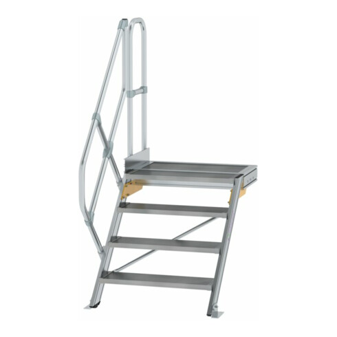 MUNK Aluminium-Treppe Plattform 45° 4 Stufen