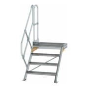 MUNK Aluminium-Treppe Plattform 45° 4 Stufen