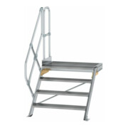 MUNK Aluminium-Treppe Plattform 45° 4 Stufen