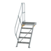 MUNK Aluminium-Treppe Plattform 45° 5 Stufen