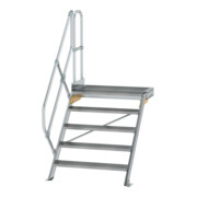 MUNK Aluminium-Treppe Plattform 45° 5 Stufen