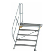 MUNK Aluminium-Treppe Plattform 45° 5 Stufen