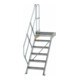 MUNK Aluminium-Treppe Plattform 45° 6 Stufen-1