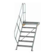 MUNK Aluminium-Treppe Plattform 45° 6 Stufen