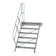 MUNK Aluminium-Treppe Plattform 45° 6 Stufen-1