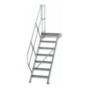 MUNK Aluminium-Treppe Plattform 45° 7 Stufen