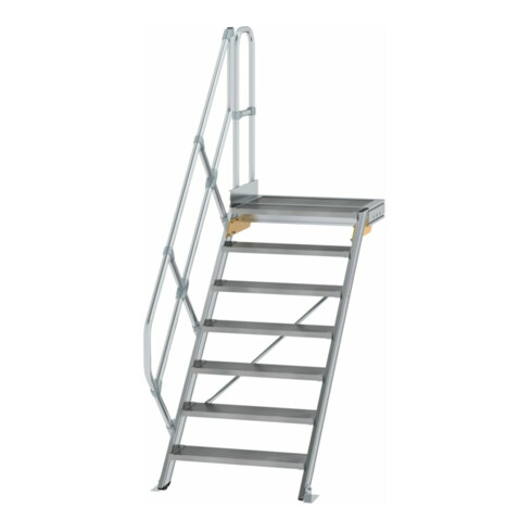 MUNK Aluminium-Treppe Plattform 45° 7 Stufen