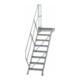 MUNK Aluminium-Treppe Plattform 45° 8 Stufen-1