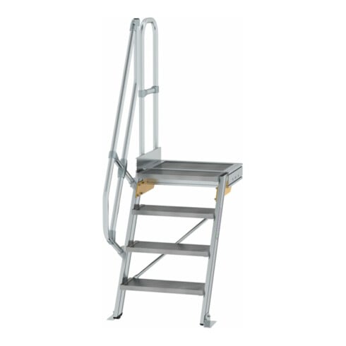 MUNK Günzburger Steigtechnik Aluminium-Treppe Plattform 60° - DIN EN ISO 14122