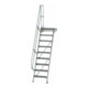 MUNK Aluminium-Treppe Plattform 60° 9 Stufen-1
