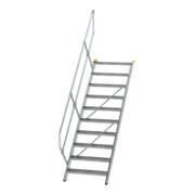 MUNK Günzburger Steigtechnik Aluminium-Treppe Stufen 45° 10 Stufen