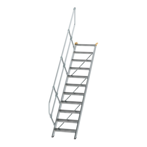 MUNK Günzburger Steigtechnik Aluminium-Treppe Stufen 45° 11 Stufen
