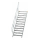 MUNK Aluminium-Treppe Stufen 45° 12 Stufen-1